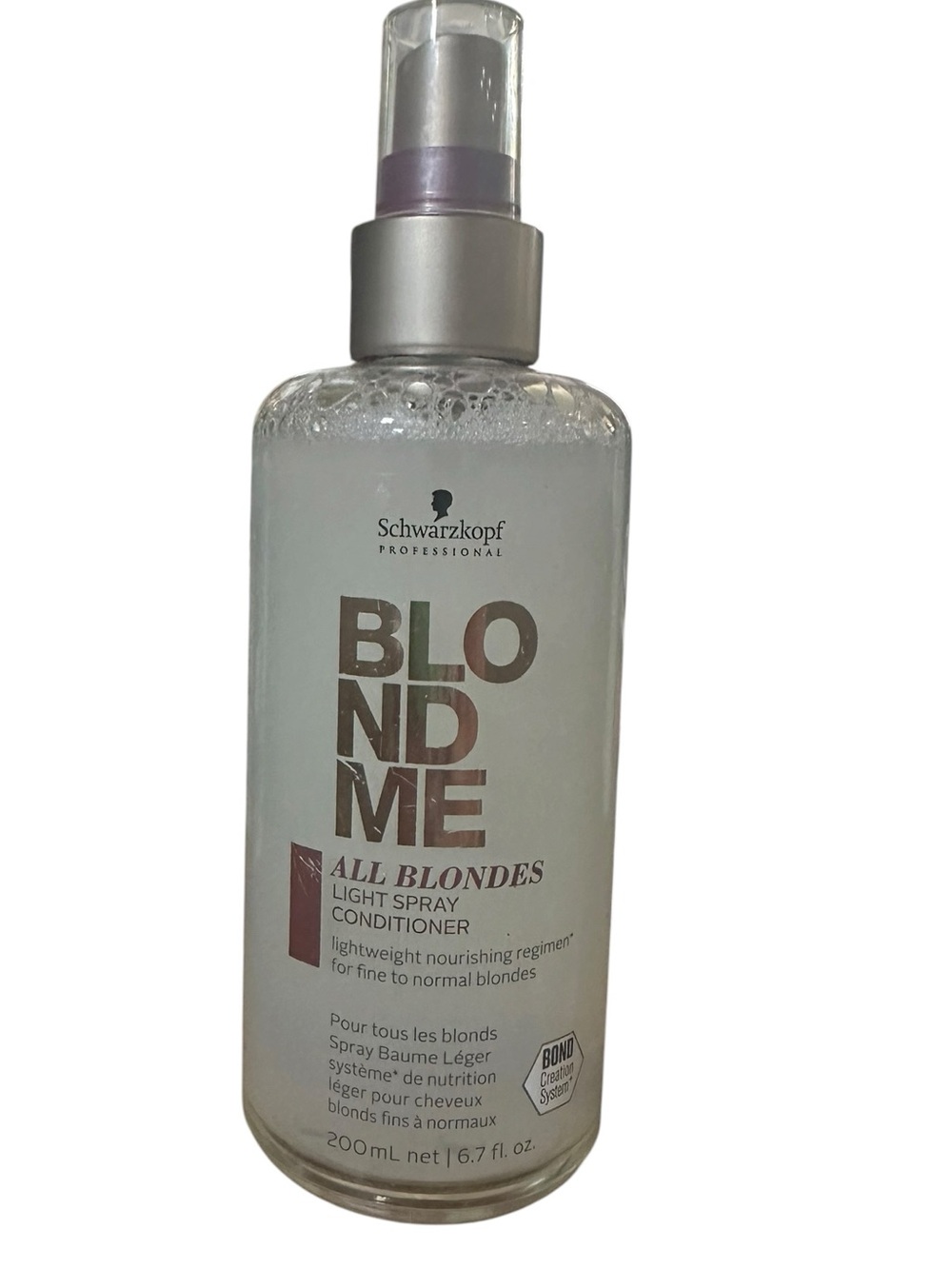 Schwarzkopf BlondMe All Blondes Light Spray Conditioner — White